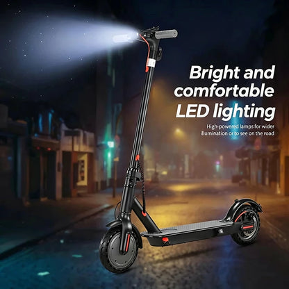 Scooterman Electric Scooter Foldable Portable 350W Black Red